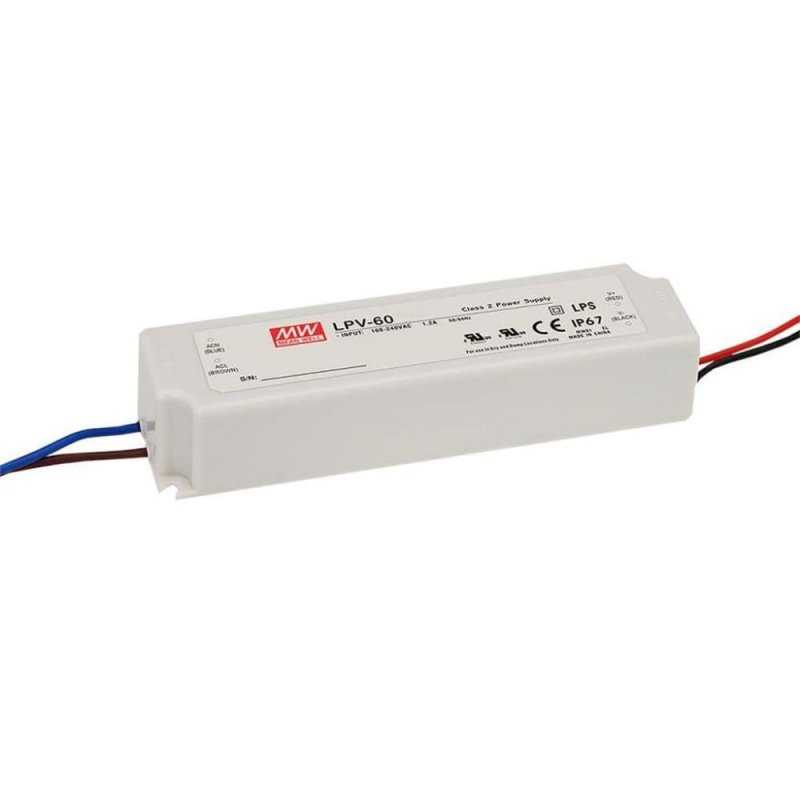 Alimentatore led 60W 12V DC - Acquapiù Fontane